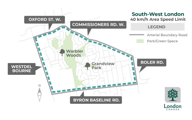 The area within Westdel Bourne - Oxford Street West – Commissioners Road West – Boler Road – Byron Baseline Road will be affected by this program. For more information, please contact Shane Maguire by emailing smaguire@london.ca or by calling 519-661-2489 x 8488
