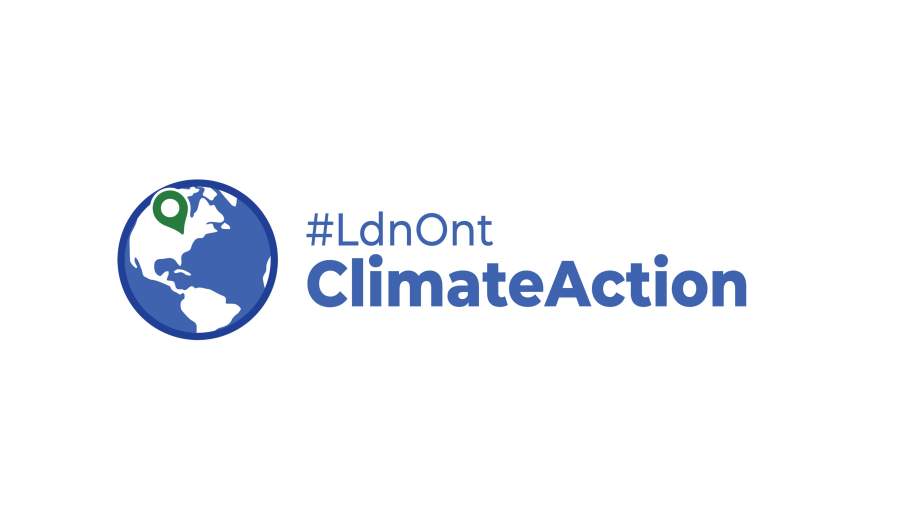 A graphic that says #LdnOntClimateAction